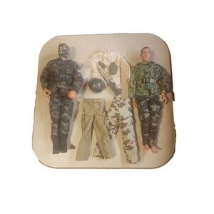 Power Team & Hasbro GI Joe 12” Army Soldier Action Figures Clothes Accessories